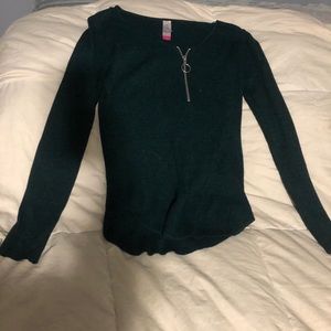 Half zip sweater